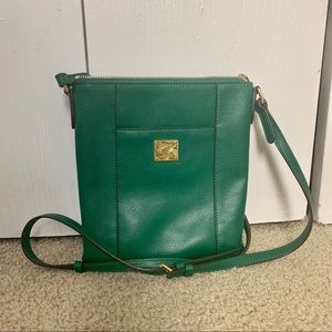 Ralph Lauren Green Crossbody Purse